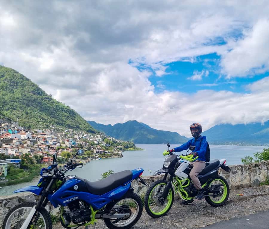 Lake Atitlán Motorcycle Adventure - San Lucas Tolimán and the beach stop