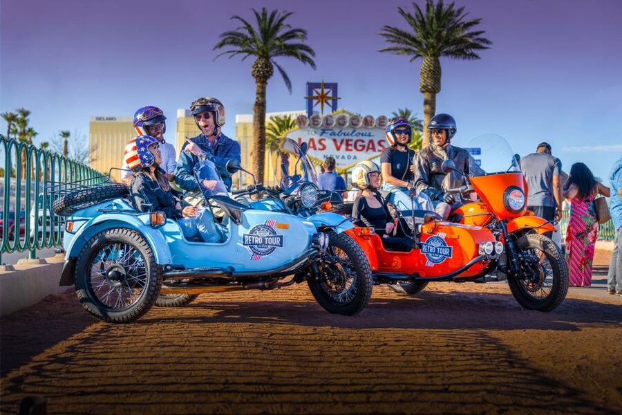 Las Vegas: Private Sidecar Motorcycle Tour of Vegas Strip - Starting at the Welcome to Las Vegas sign
