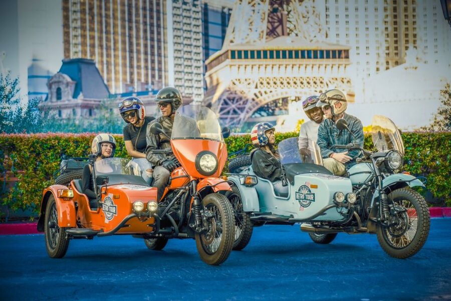 Las Vegas: Private Sidecar Motorcycle Tour of Vegas Strip - Paris, Bellagio, and the center of the Strip