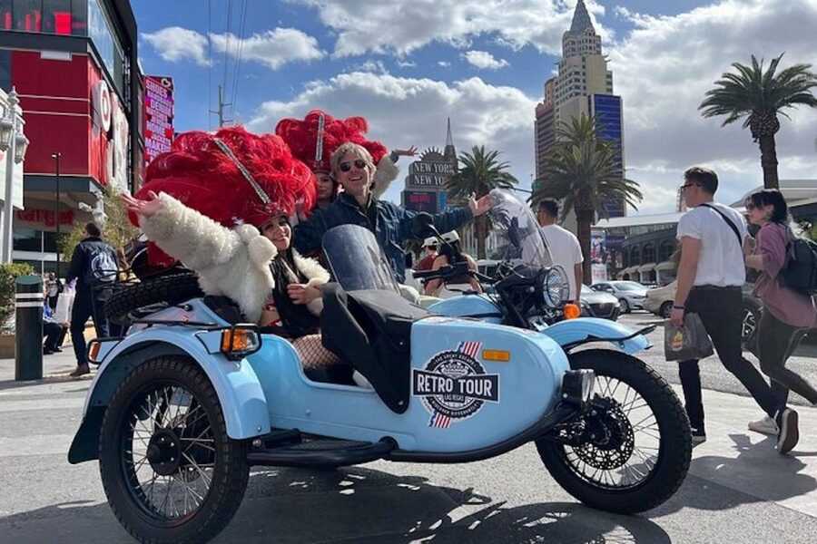 Las Vegas: Private Sidecar Motorcycle Tour of Vegas Strip - The value of $229 for two people