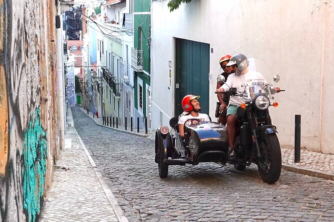 Lisbon: Belem Motorcycle Side-car Tour - Monsanto brings a change of pace