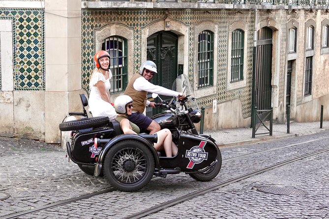 Lisbon Historic - Private Vintage Sidecar Tour - Carmo Church, Rossio, and Baixa’s rebuilt grid