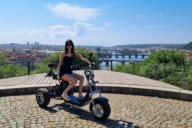 Live-Guided ️Trike-Harley️ Viewpoints tour of Prague - John Lennon Wall and Kampa Island