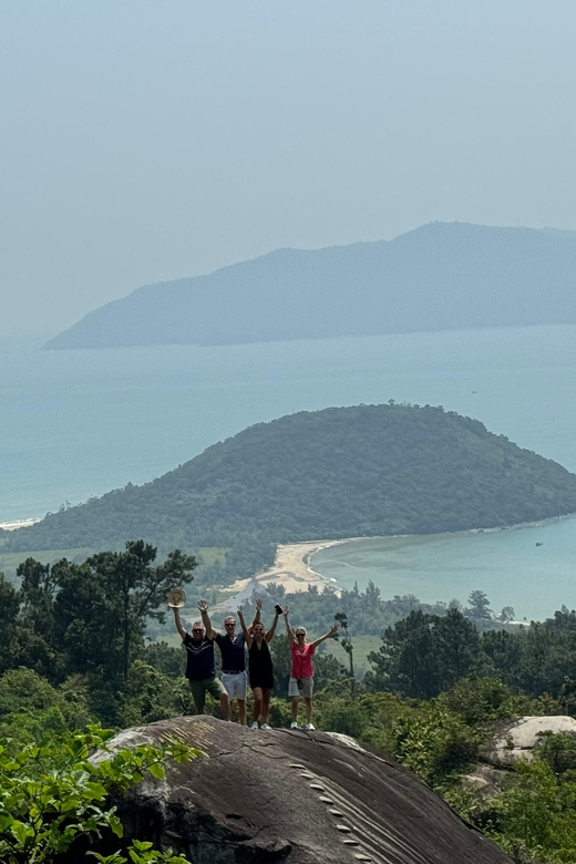 Majestic Hai Van mountain loop - Lap An lagoon on Easy Rider - Riding from Da Nang’s shore toward Hai Van Pass