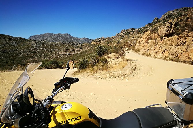Motorbike adventures on a dual purpose motorbike in the Garden Route and Karoo. - Who will get the most from this ride