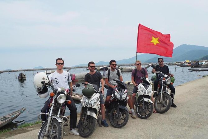 Motorbike Experience Hue to Hoi An Over Via Hai Van pass with Amazing Easy Rider - Marble Mountains: a final climb before Hoi An