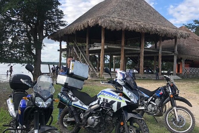 Motorcycle Tours Mexican Caribbean. Experienced motorcyclist only - Chacchoben: ruins reached through the forest