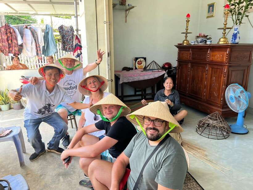 Nha Trang: Half-Day City Tour by Motorcycle - Rice paper, woven mats, and a local bakery