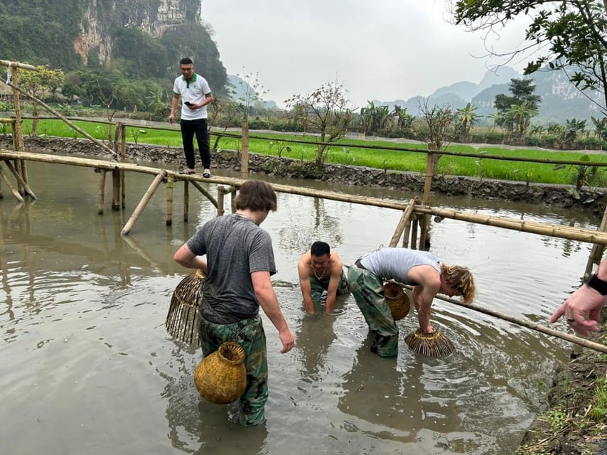 Ninh Binh Motorbike Tour - The final boat ride and sunset bird watching