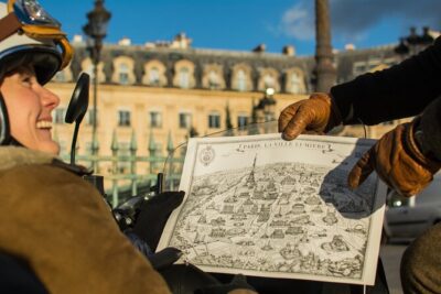 Paris Vintage Sidecar Tour – Emily in Paris highlights