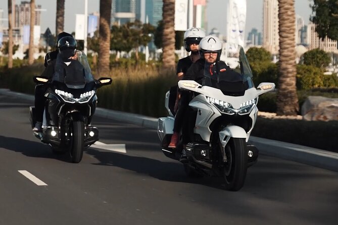 Premium Passenger Motorcycle Dubai City Private Tour - Dubai Marina and the first stretch of the ride