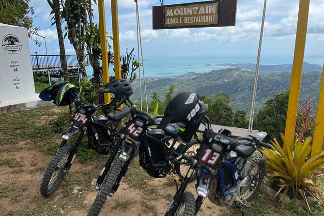Private Electric Dirt Bike Tour in Koh Samui Jungle & Mountain - The two-hour ride: viewpoints, water, and extra stops