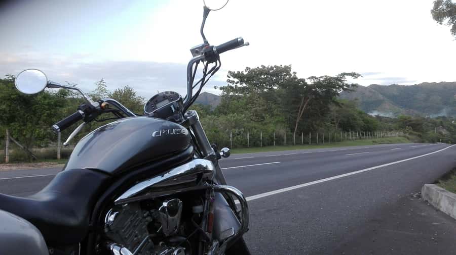 Private Tour on a 1100cc Cruiser Motorcycle - San Antonio Hill is the flexible final stop