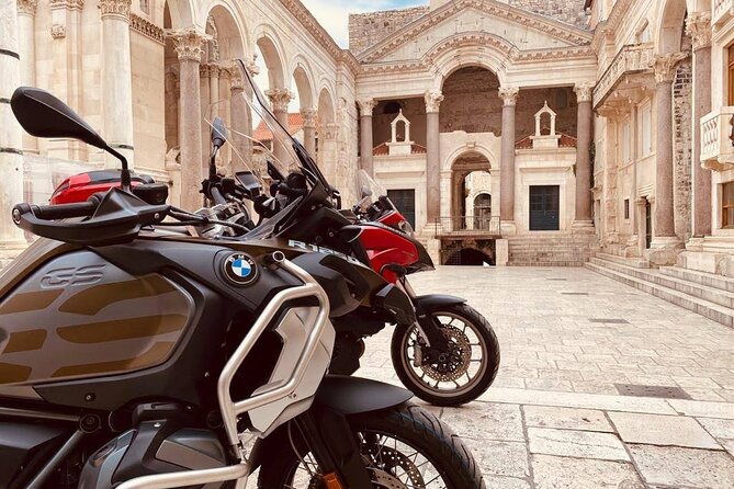 Rent a BMW r1250 GS or Ducati Multistrada and explore Croatian coast and islands - Krka National Park adds waterfalls and a swim