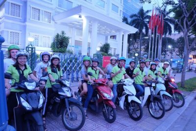 Saigon After Dark and Street Food by Motorbike and Scooter
