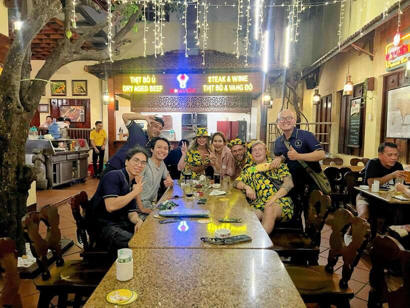 Saigon: Craft Beer & Local Food Experience Tour On Motorbike - Sunset beer at the first local stop