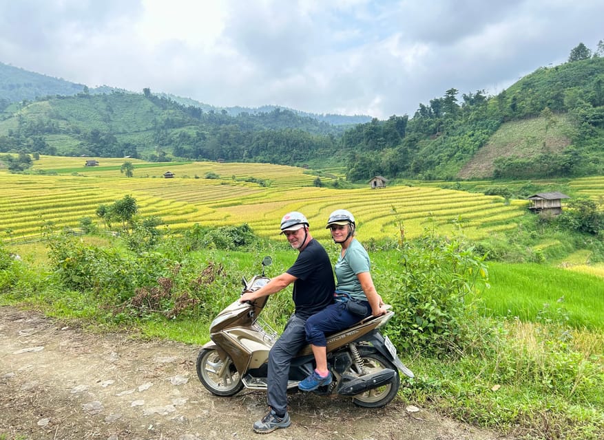 Sapa: Motorbike Tour 1 Day Visit Waterfalls & Local Villages - Silver Waterfall and the first proper walk