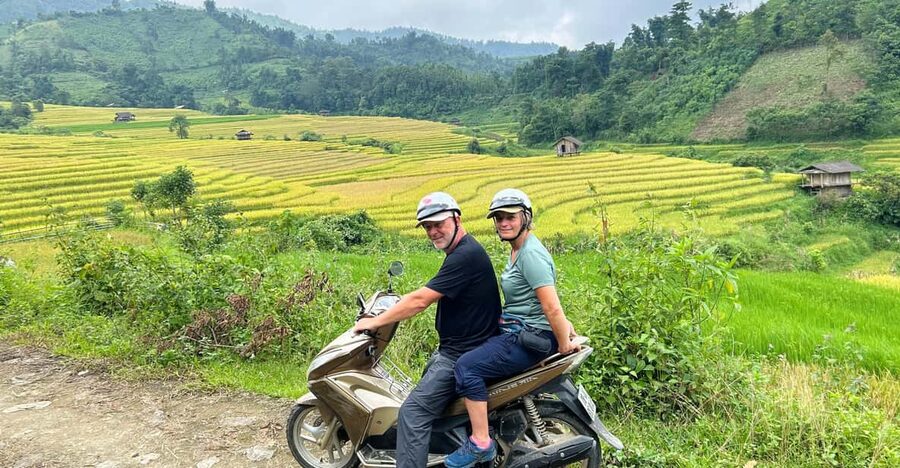 Sapa: Motorbike Tour 1 Day Visit Waterfalls & Local Villages - Lonely Tree and the turn toward Muong Hoa