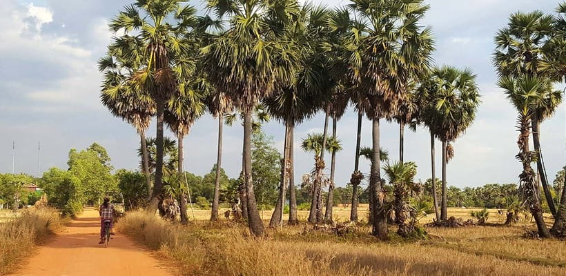 Siem Reap: 8-Hour Forgotten Treasures Motorbike Tour - The old Angkor road bridge and a sandy riverbank