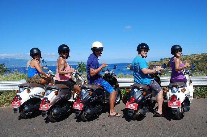 Single Passenger Moped/Scooter - 18+ NO Motorcycle License Needed - Following Maui’s beaches, waterfalls, and villages