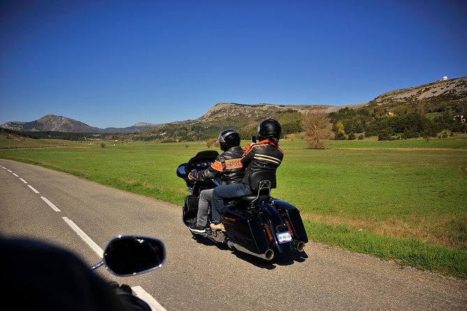 Stroll on a Harley Davidson, Full day passenger duet with your guide - The Napoleon Road is the ride, not just a transfer