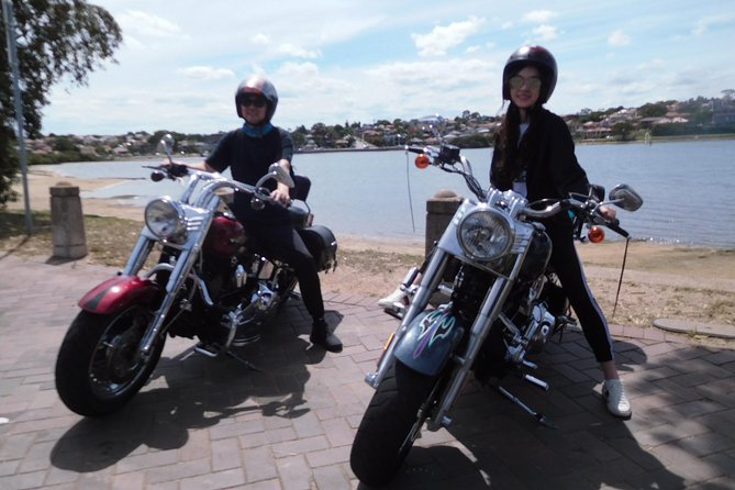 The 3 Bridges Harley Tour - see the main iconic bridges of Sydney on a Harley - Jeffrey Street Wharf and the Opera House view