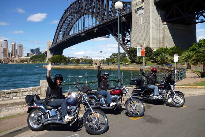 The 3 Bridges Harley Tour - see the main iconic bridges of Sydney on a Harley - Who will get the most from the $280 price