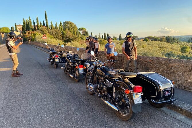 Vintage Sidecar Motorcycle Tour of Florence - The Highlights of the City - San Miniato al Monte, with a personal touch